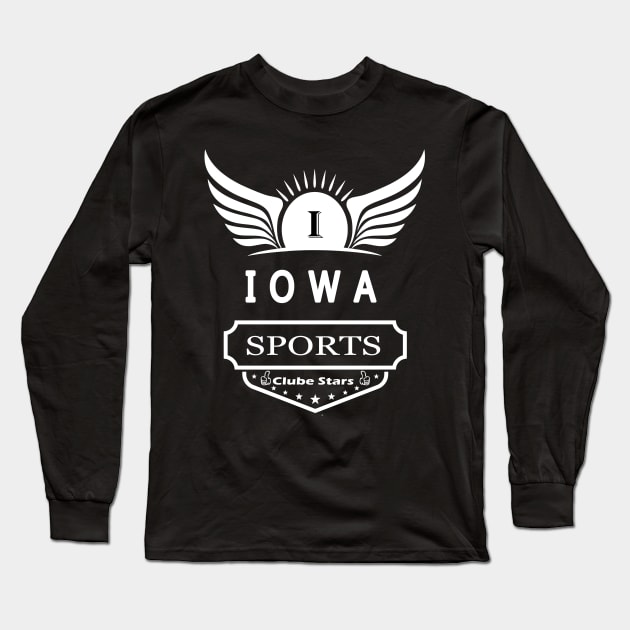 Iowa Sport Long Sleeve T-Shirt by Alvd Design